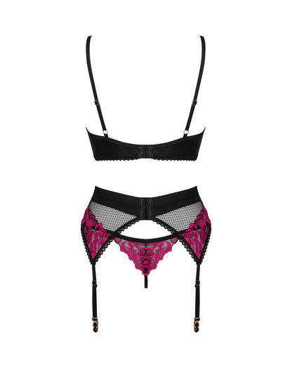 OBSESSIVE BH-Set mit Rosenspitze