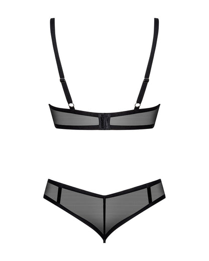 OBSESSIVE BH-Set mit rotem Kontrast