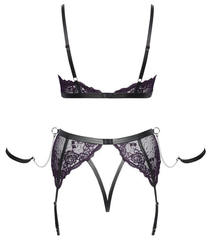 Cottelli Bondage-Set mit Soft-BH und Soft-Armfesseln