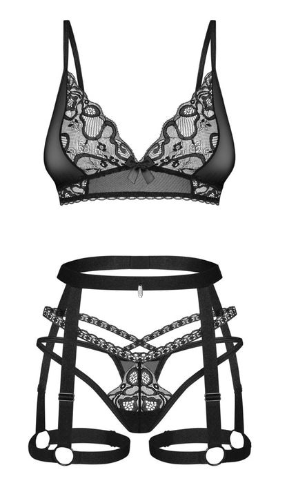 OBSESSIVE BH-Set mit Straps-Harness