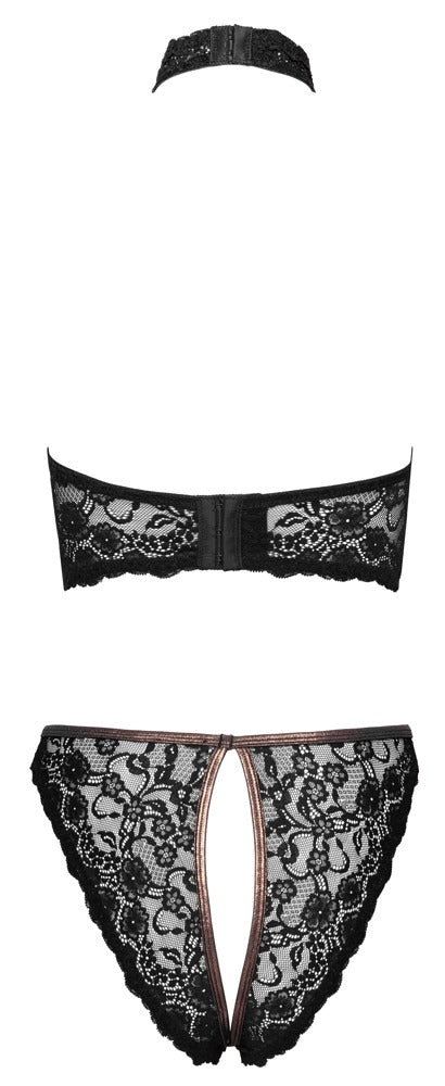 COTTELLI Ouvert-Hebe-Set mit Strass