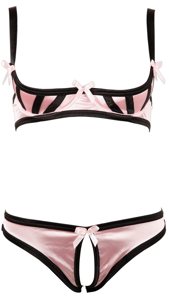 COTTELLI Hebe-Set aus Satin, Rosa