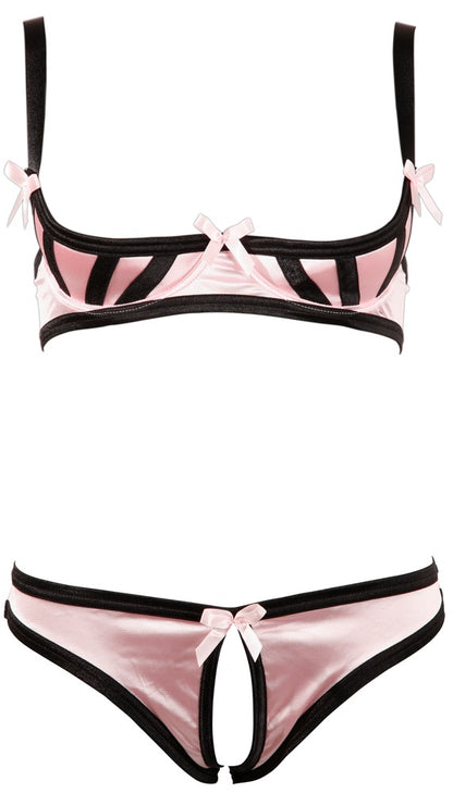 COTTELLI Hebe-Set aus Satin, Rosa