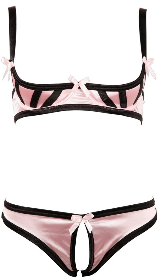 COTTELLI Hebe-Set aus Satin, Rosa