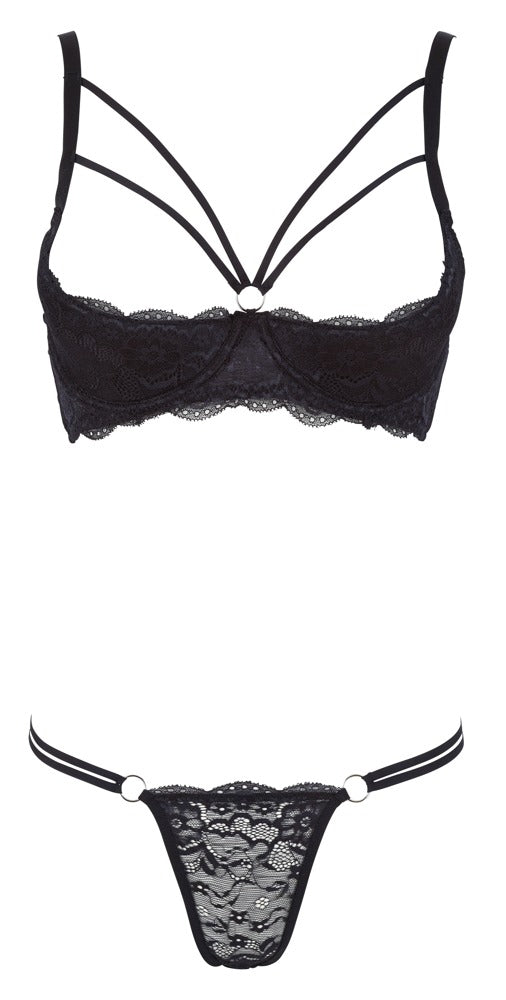COTTELLI Hebe-Set aus Spitze mit Riemendetails