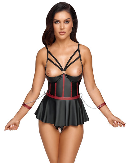 Cottelli Bondage-Set mit Longline-Hebe und Armfesseln