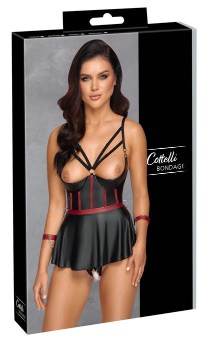 Cottelli Bondage-Set mit Longline-Hebe und Armfesseln