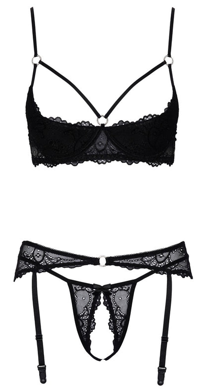 COTTELLI Hebe-Set mit Glitzerringen, ouvert