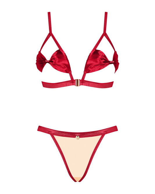 OBSESSIVE Soft-BH-Set in Rot, offene Cups