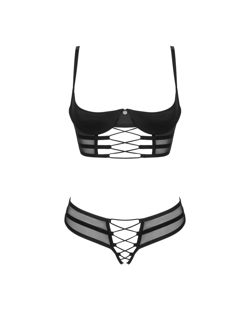 OBSESSIVE Longline-Hebe-Set, ouvert