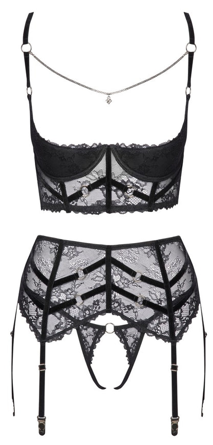 COTTELLI Longline-Hebe-Set mit Ringen, ouvert