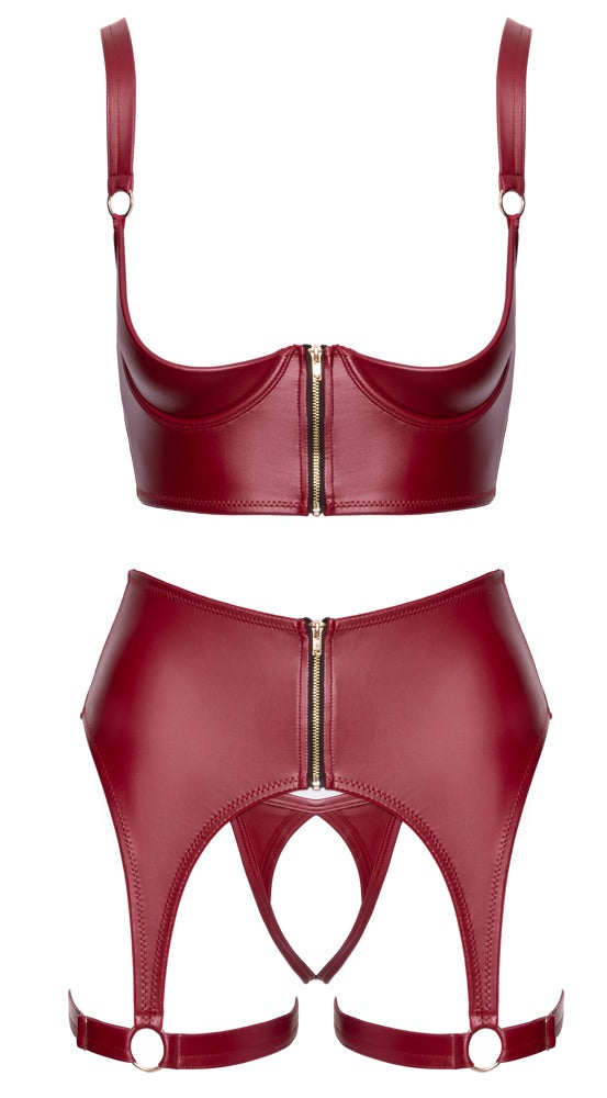 COTTELLI Hebe-Set in Bordeaux, Mattlook