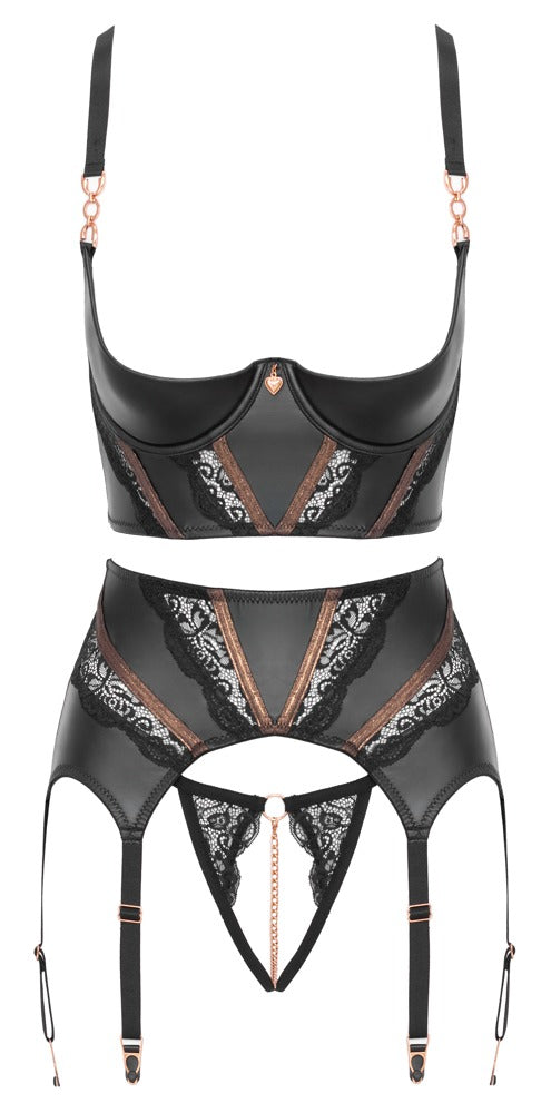 Abierta Fina Hebe Strapsset