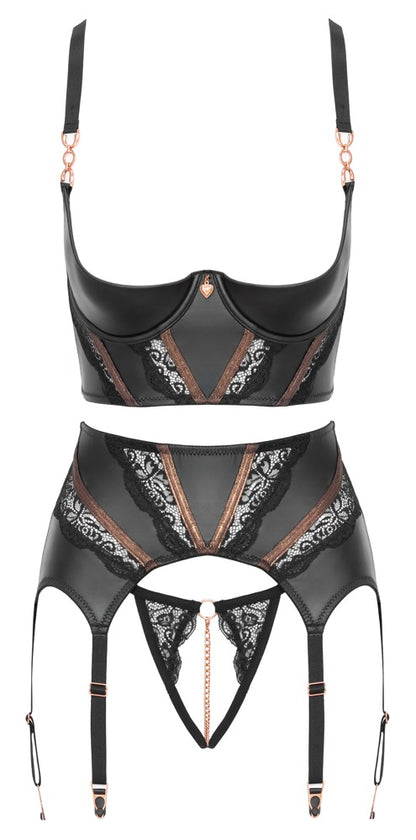 Abierta Fina Hebe Strapsset