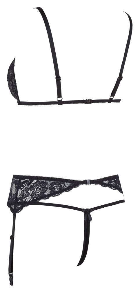 COTTELLI Spitzen-Strapsset, ouvert