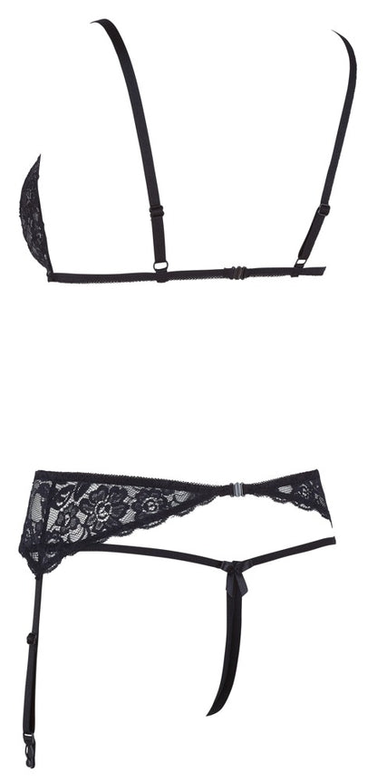 COTTELLI Spitzen-Strapsset, ouvert