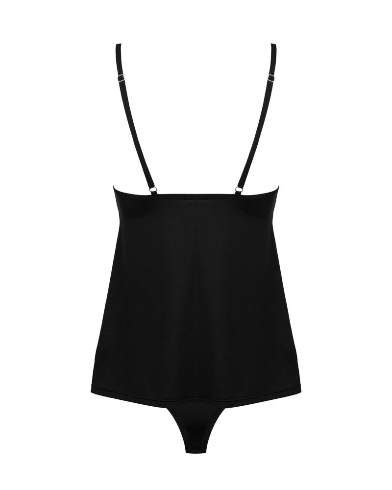 OBSESSIVE Top-und-Panty-Set mit Stickerei