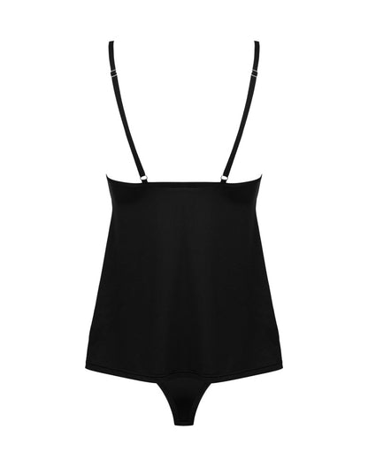 OBSESSIVE Top-und-Panty-Set mit Stickerei
