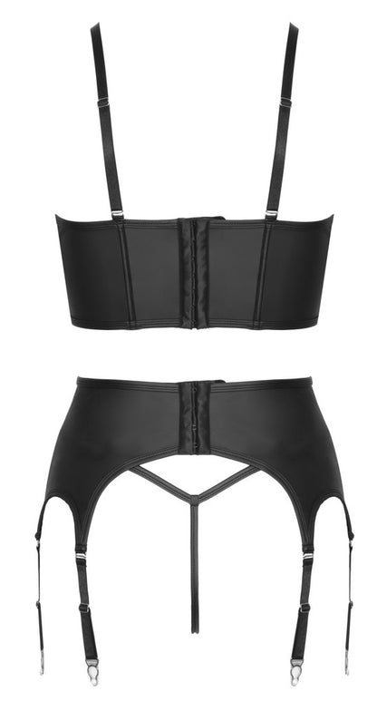 Cottelli 3-teiliges Straps-Set im Mattlook