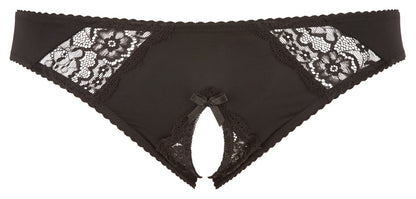 Cottelli Slip ouvert mit Spitzeneinsätzen