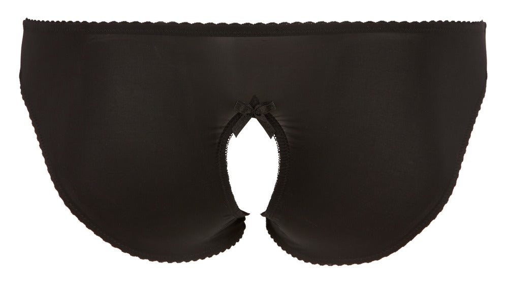 Cottelli Slip ouvert mit Spitzeneinsätzen