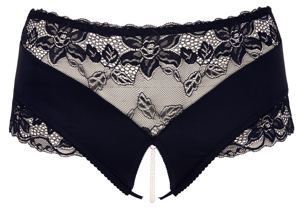 Cottelli Perlenslip ouvert mit stimulierender Perlenkette
