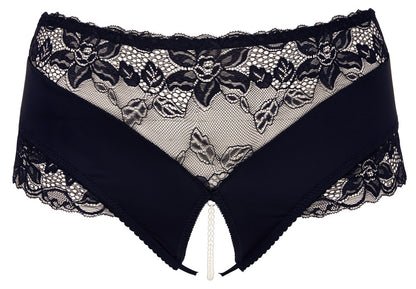 Cottelli Perlenslip ouvert mit stimulierender Perlenkette