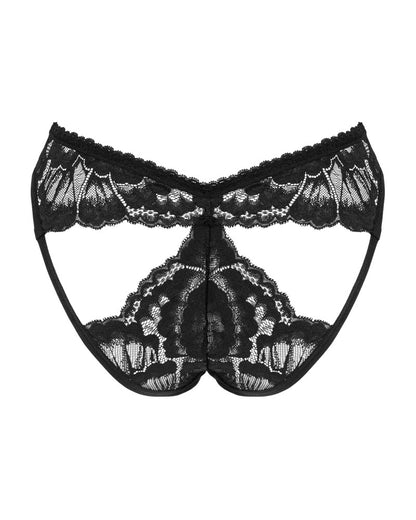 OBSESSIVE Spitzen-Slip mit Po-Cut-outs