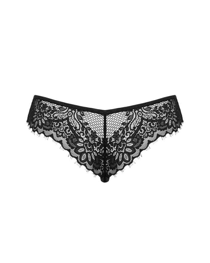 OBSESSIVE Spitzen-Slip, schwarz