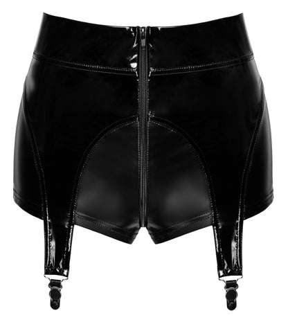 NOIR Wetlook-Strapspanty, taillenhoch