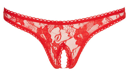COTTELLI Spitzen-Riostring ouvert, Rot