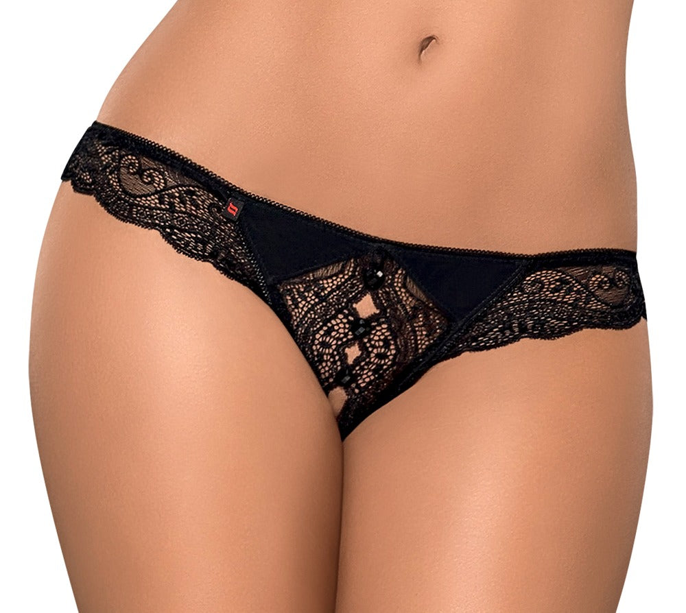 OBSESSIVE Riostring aus Spitze, ouvert