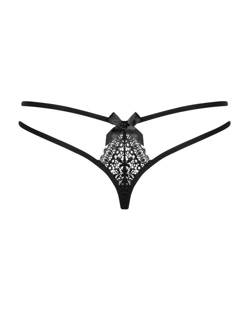 OBSESSIVE String mit Doppelbund