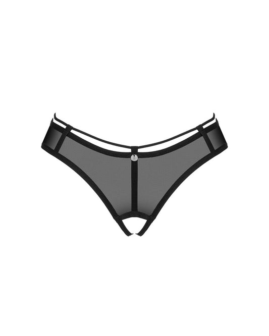 OBSESSIVE Ouvert-String mit Silber-Detail