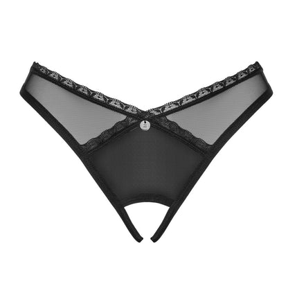 OBSESSIVE Riostring mit Stickerei, transparent