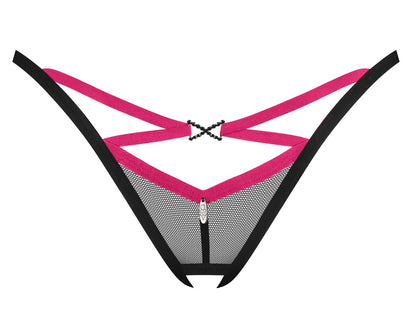 OBSESSIVE Riostring mit Strass, transparent