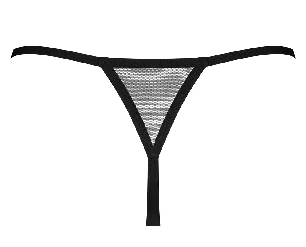 OBSESSIVE Riostring mit Strass, transparent