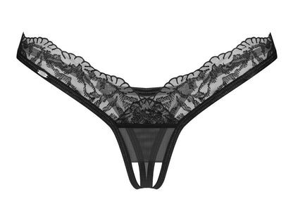 OBSESSIVE Ouvert-String mit Spitze