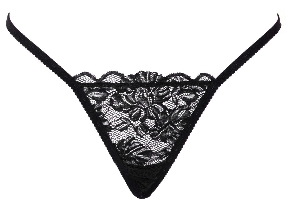 COTTELLI Schmuckstring mit Spitze und Strass