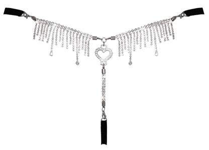 COTTELLI Schmuckstring mit Spitze und Strass