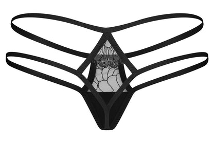 OBSESSIVE String mit Doppelriemen-Bund