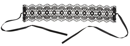 Cottelli Stickerei-Halsband mit Strass