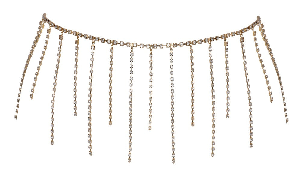 Cottelli Bikinikette gold mit Strass