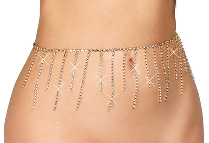 Cottelli Bikinikette gold mit Strass