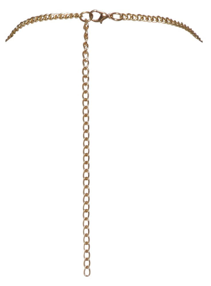 Cottelli Metall-Top gold, bauchfrei