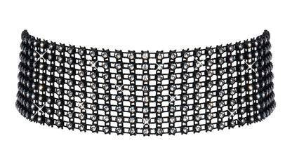 Cottelli Halsband mit Strass
