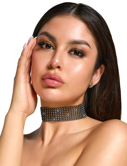 Cottelli Halsband mit Strass