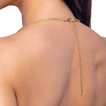 Cottelli Körperkette gold mit Strasskette