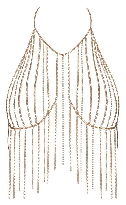 Cottelli Ketten-Top gold mit Strass
