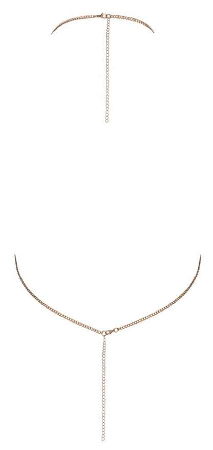 Cottelli Ketten-Top gold mit Strass